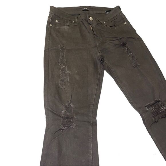 Gray Ripped Jeans.  - Picture 2 of 6